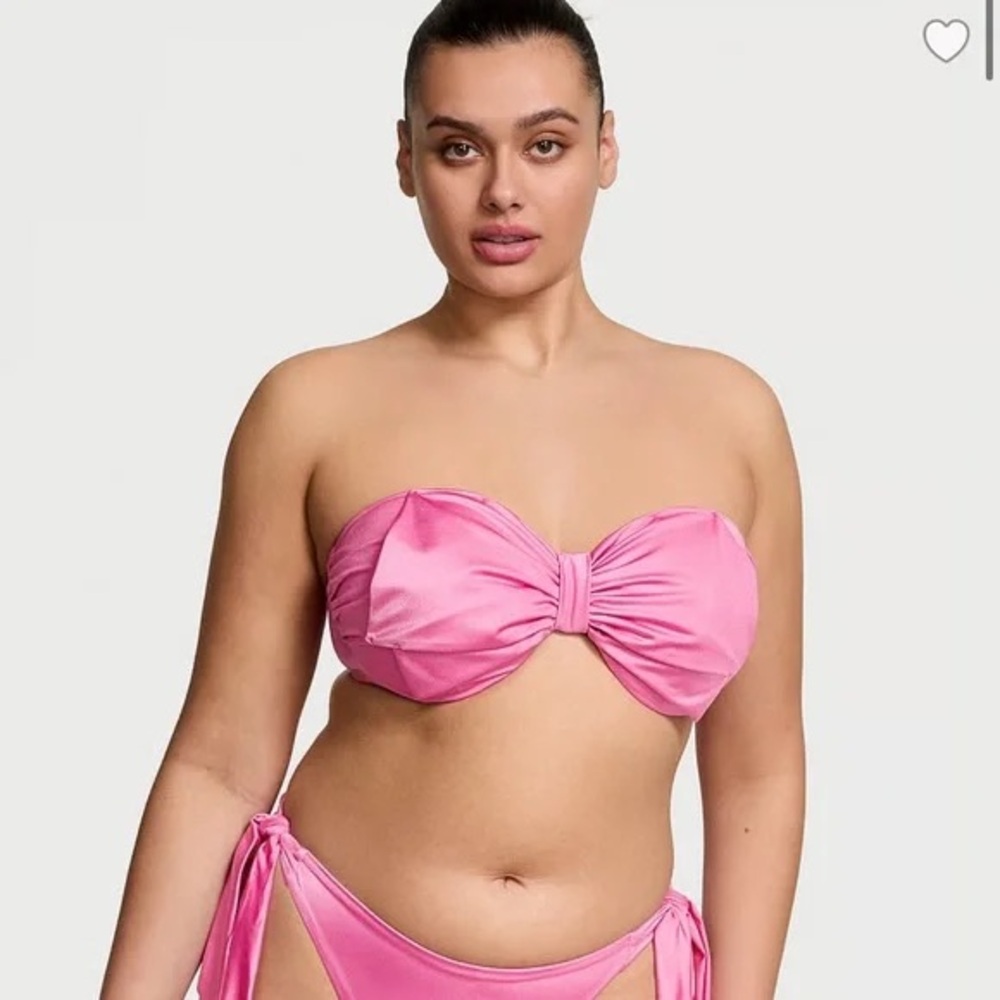 Victoria's Secret Bright Pink Bandeau Bikini